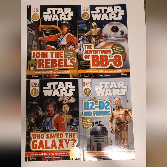 Star Wars 4 books R2-D2 BB-8 Level 1 & 2 - Picture 4 of 10
